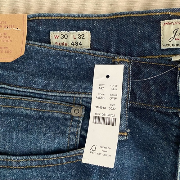 J Crew Men’s jeans 30W x 32L with tags - Picture 2 of 4